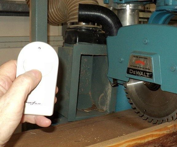 Dust Collection With a Ceiling Fan Remote