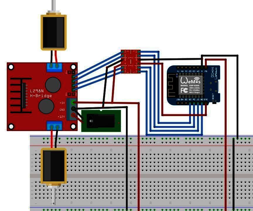 Using Pulsed Solenoids With Wemos D1 Mini and H-Bridge for Irrigation