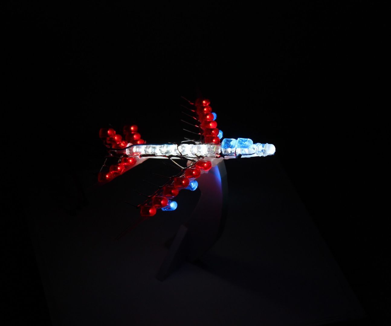 Handmade LED Airplane
