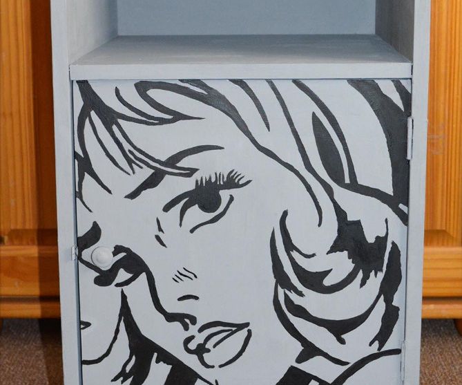 Create a Popart Bedside Cabinet