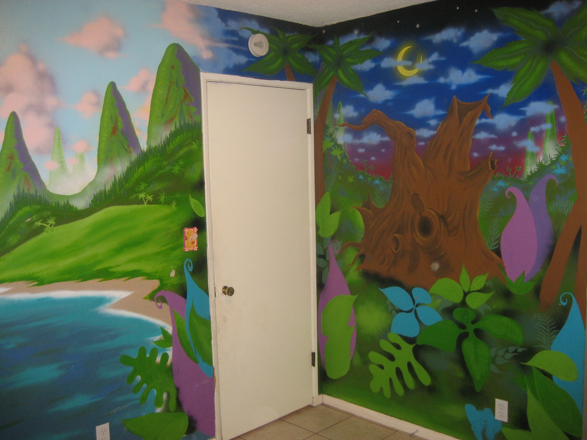 Neverland Bedroom Mural