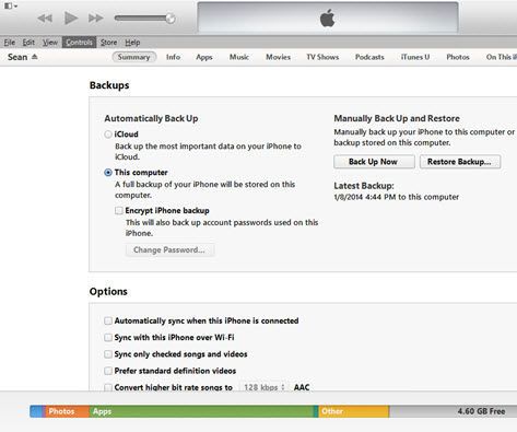 Use ITunes to Back Up Your IPhone Contacts