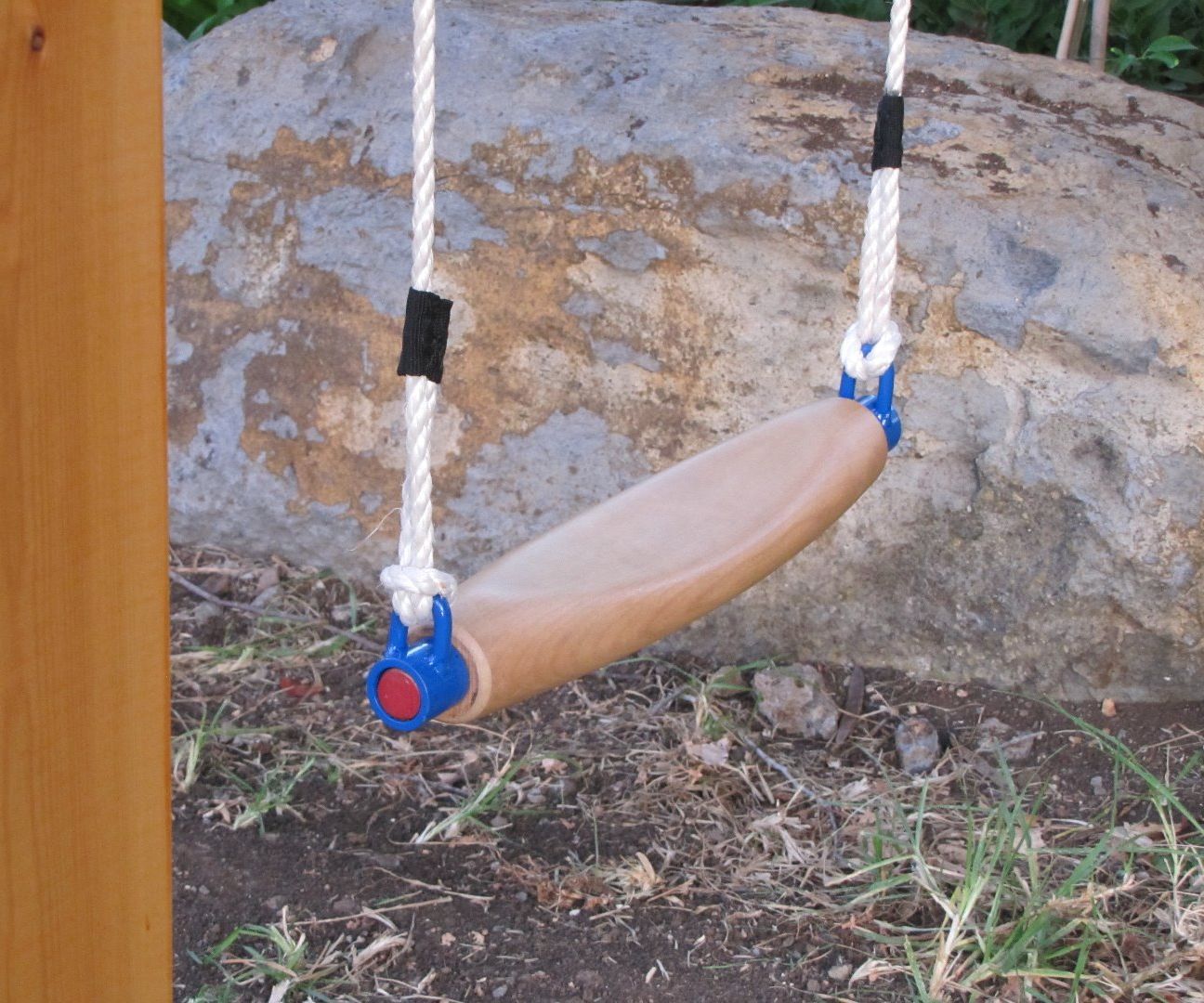 Sofa Armrest Transformed Into a Swing Seat