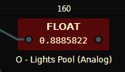 Description of Elements Used: Light Pool (Analog):