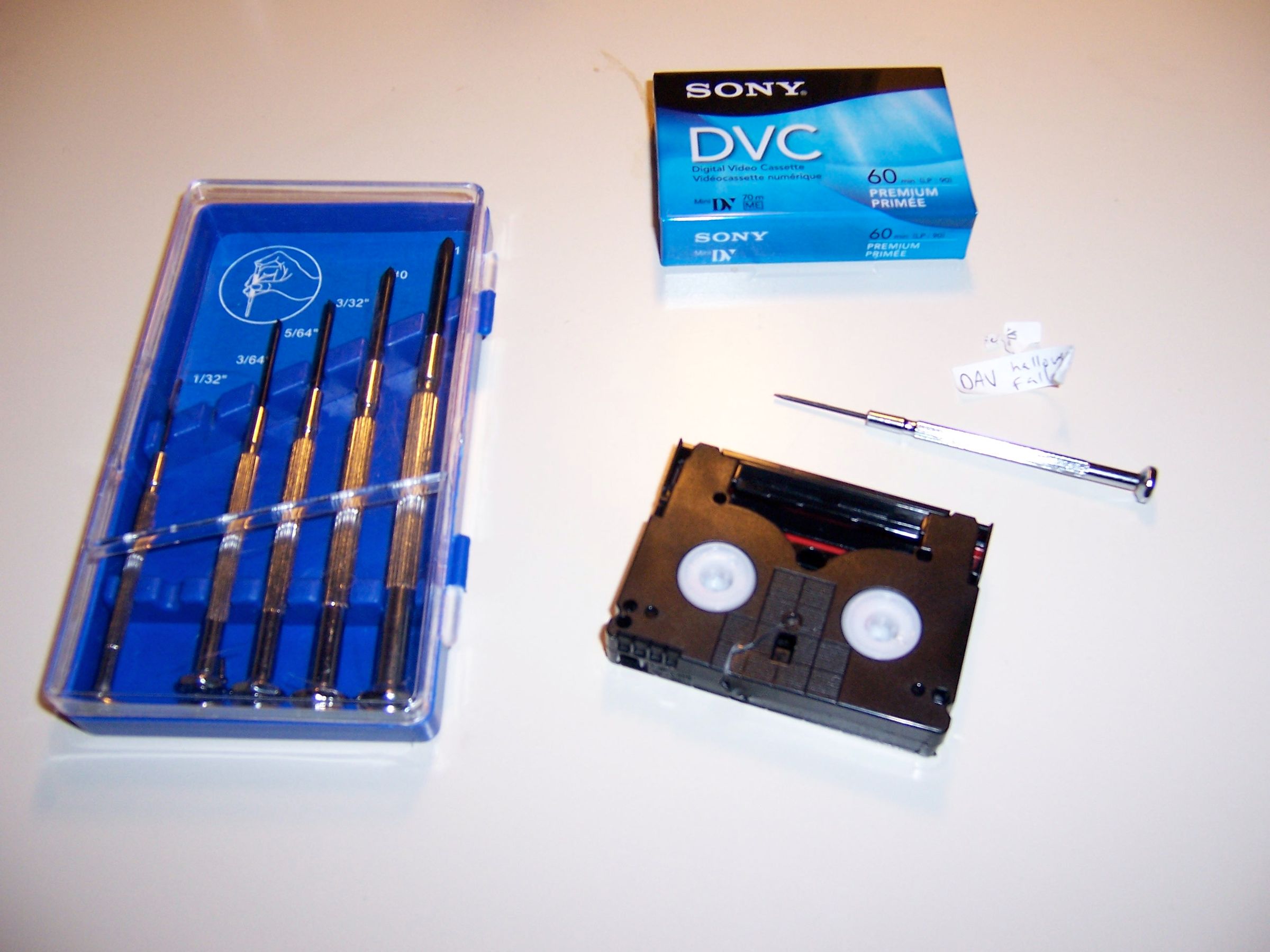 Salvage a Broken Mini DV Tape