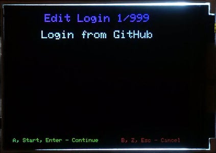 Edit Login