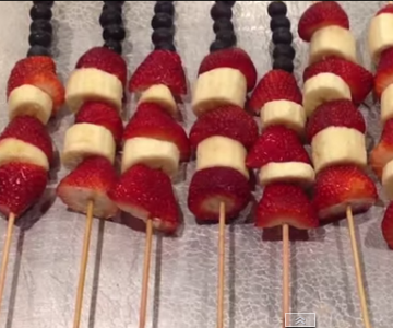 Fruit Bouquets' How to Make Fruit Arrangements & American Flag Fruit Kabob Skewers