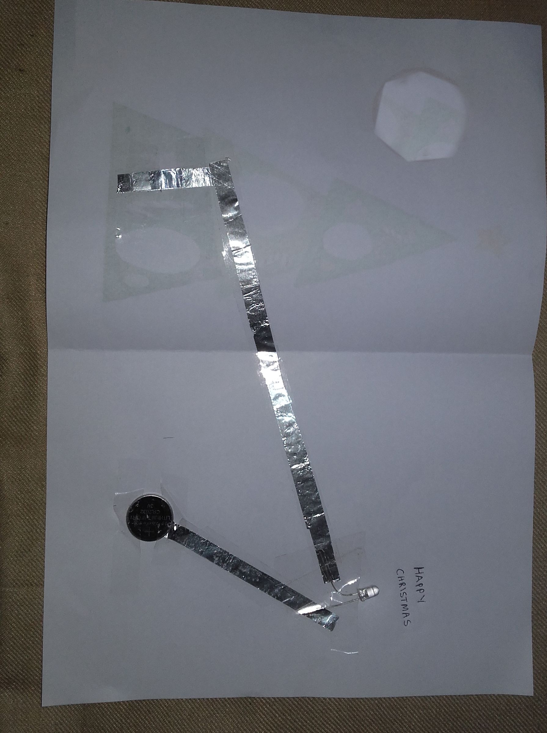 Paper Circuit Greeting Cards 3 Steps (with Pictures) Instructables