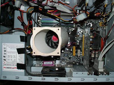 $3 Computer CPU Intake Fan Duct : 7 Steps (with Pictures) - Instructables