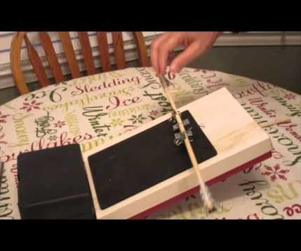 Make a Passive Ramp Walker Toy Using Binder Clips and Wooden Dowel