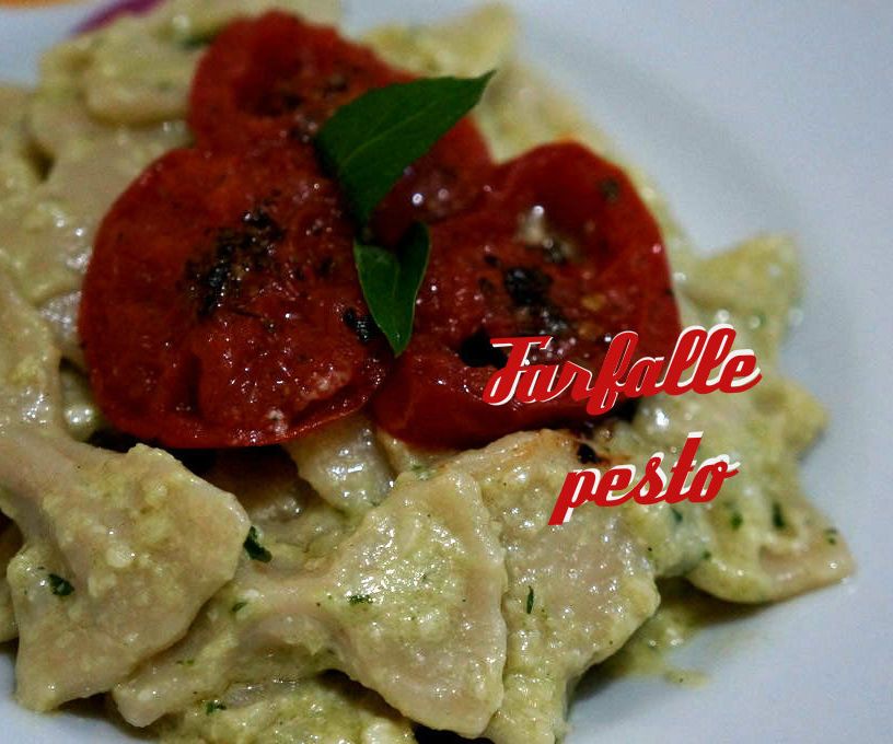 Farfalle Pesto of Basil