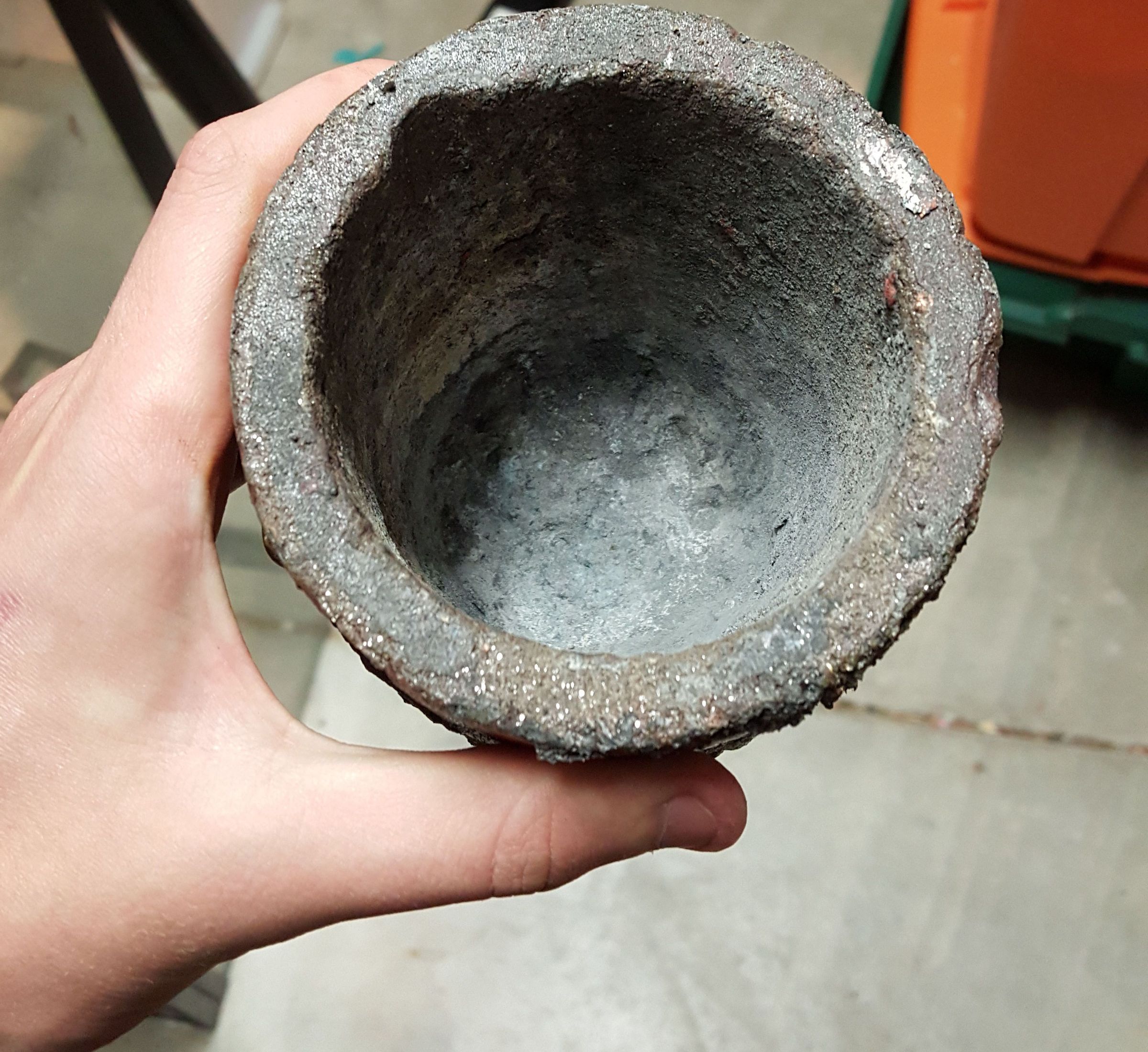 How to Fail With a Graphite Crucible 
