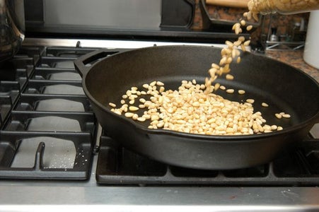 Toast Pine Nuts
