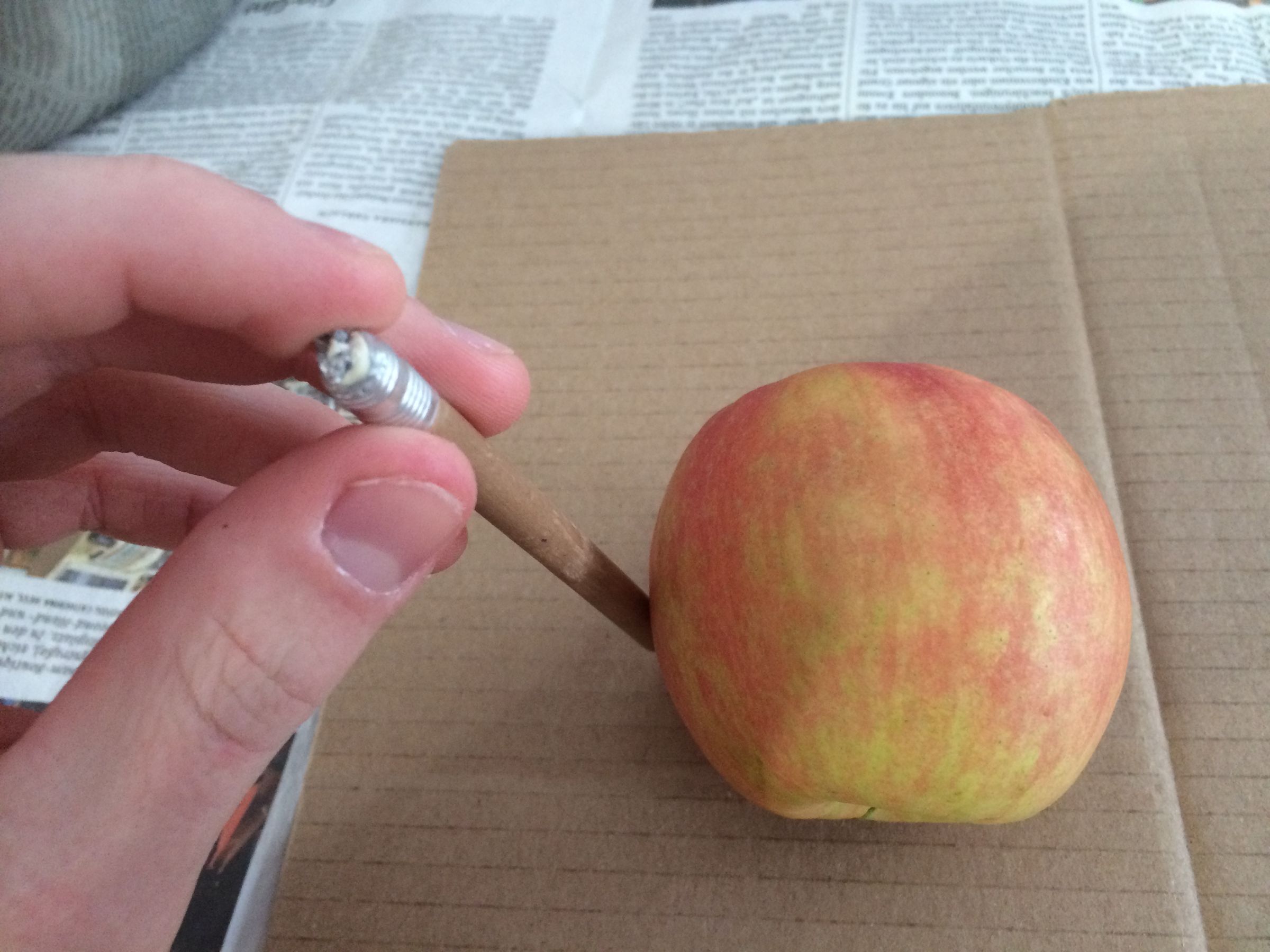 Paper Mache Fruits (apple and Mandarin) 11 Steps (with Pictures