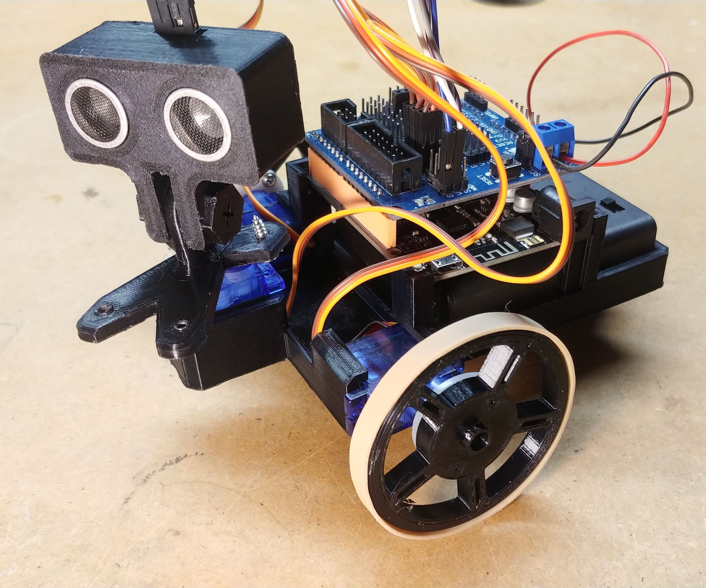 OAREE - 3D Printed - Obstacle Avoiding Robot for Engineering Education (OAREE) With Arduino