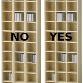 Improved Ikea Benno CD Shelf