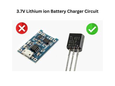 3.7V Lithium Ion Battery Charger Circuit