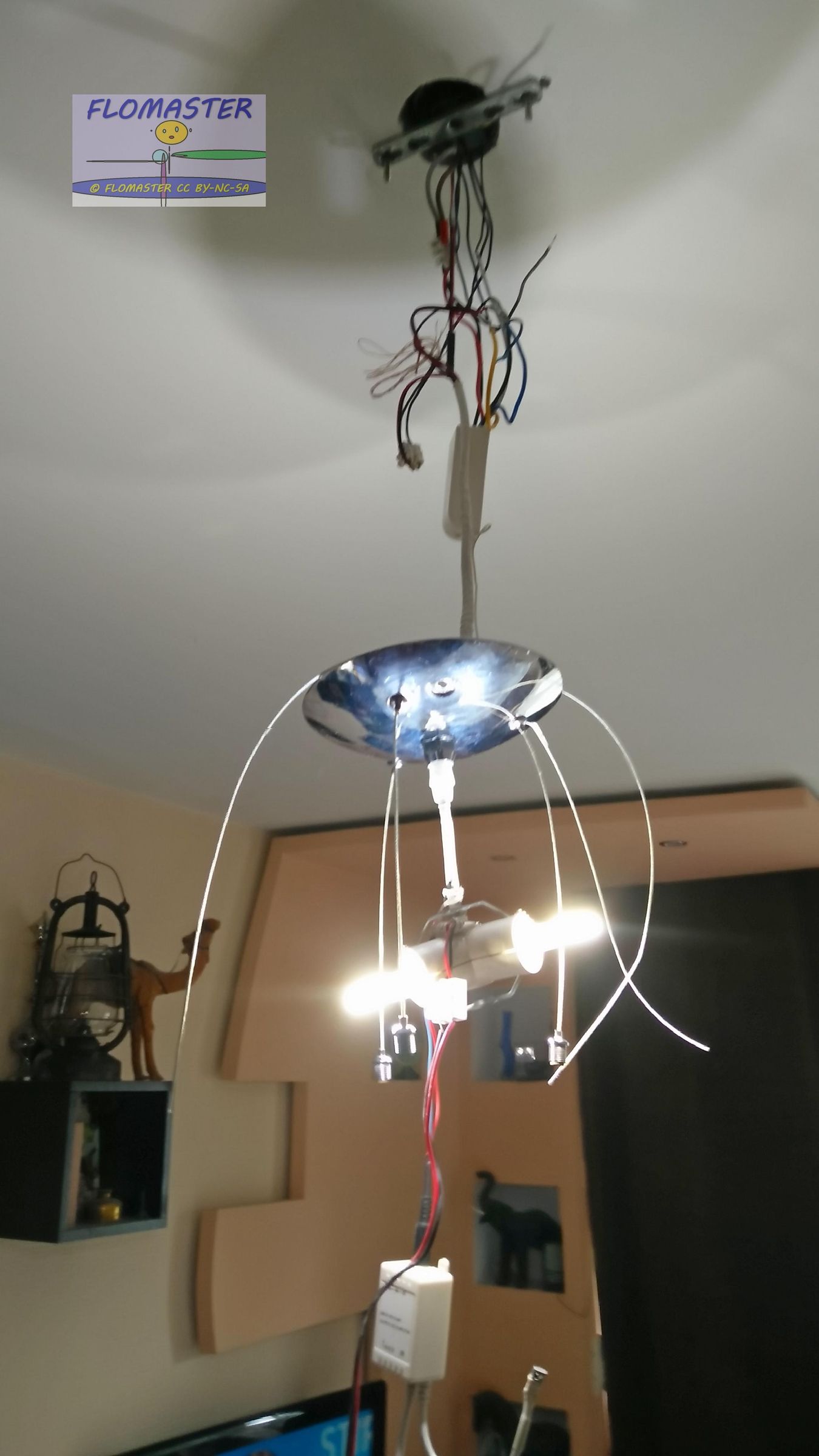 Multicolored Glass LED Chandelier : 14 Steps (with Pictures ...