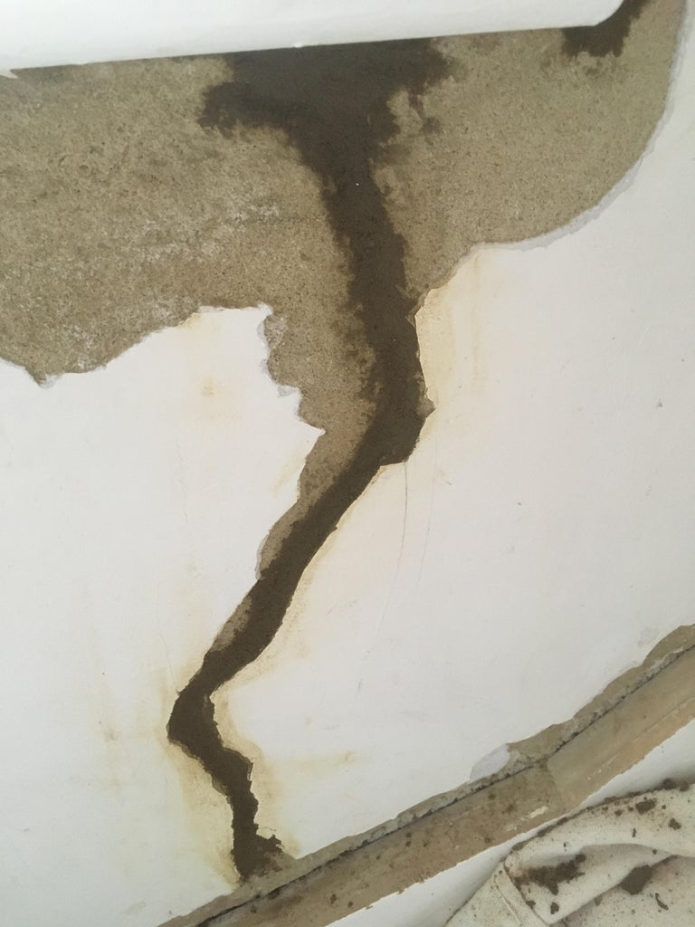 Back Filling With Mortar