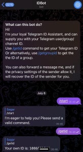 Telegram Uploading Step2: