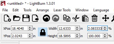 Adjust and Scale Your Model in Lightburn