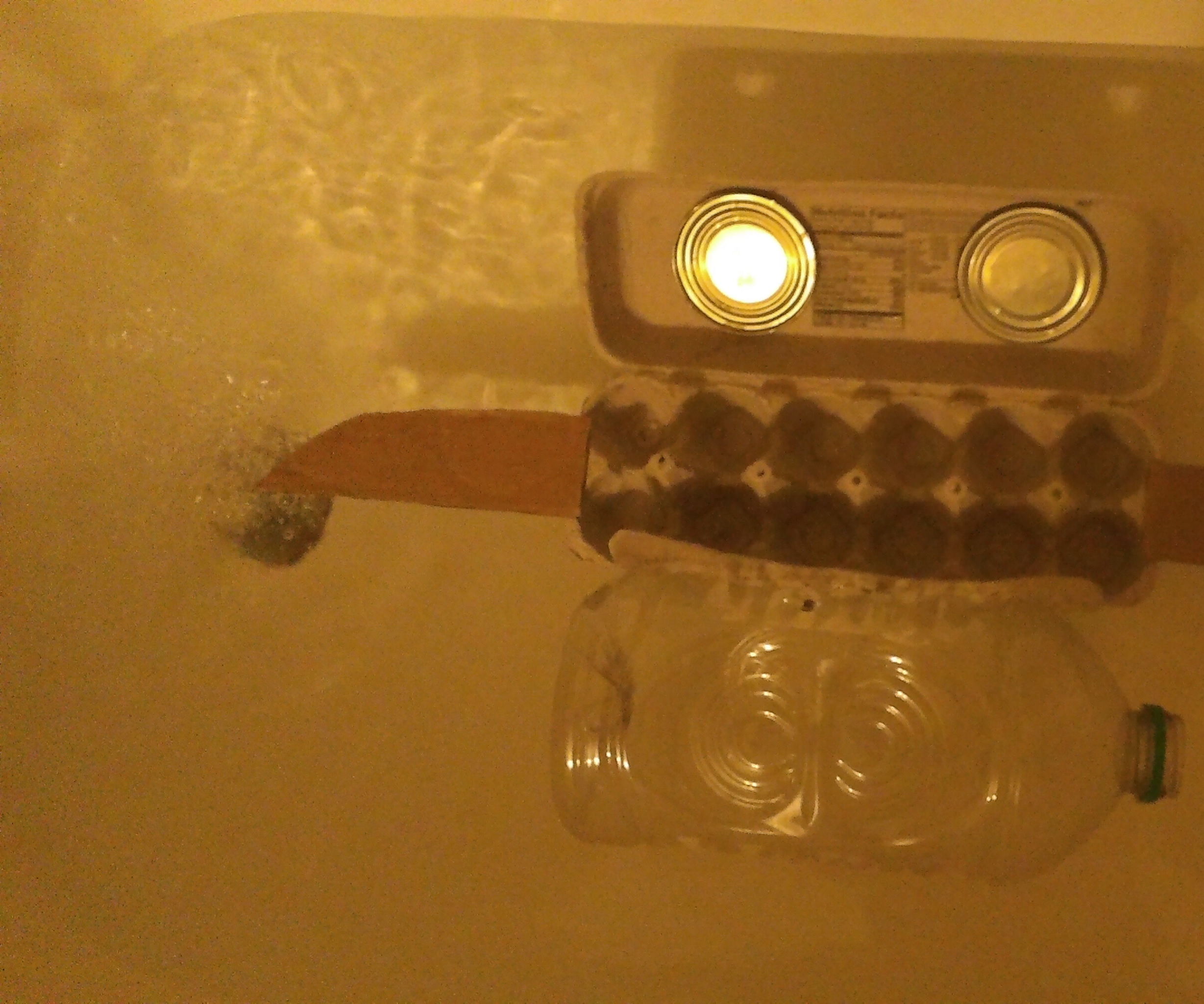 Bath Time Boat Made Out of Recyclable Items 