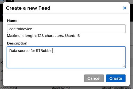 Create a Feed on Io.adafruit.com