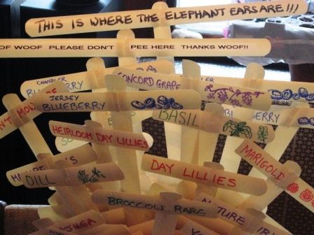 How to Make Plant Markers From Recycled Materials