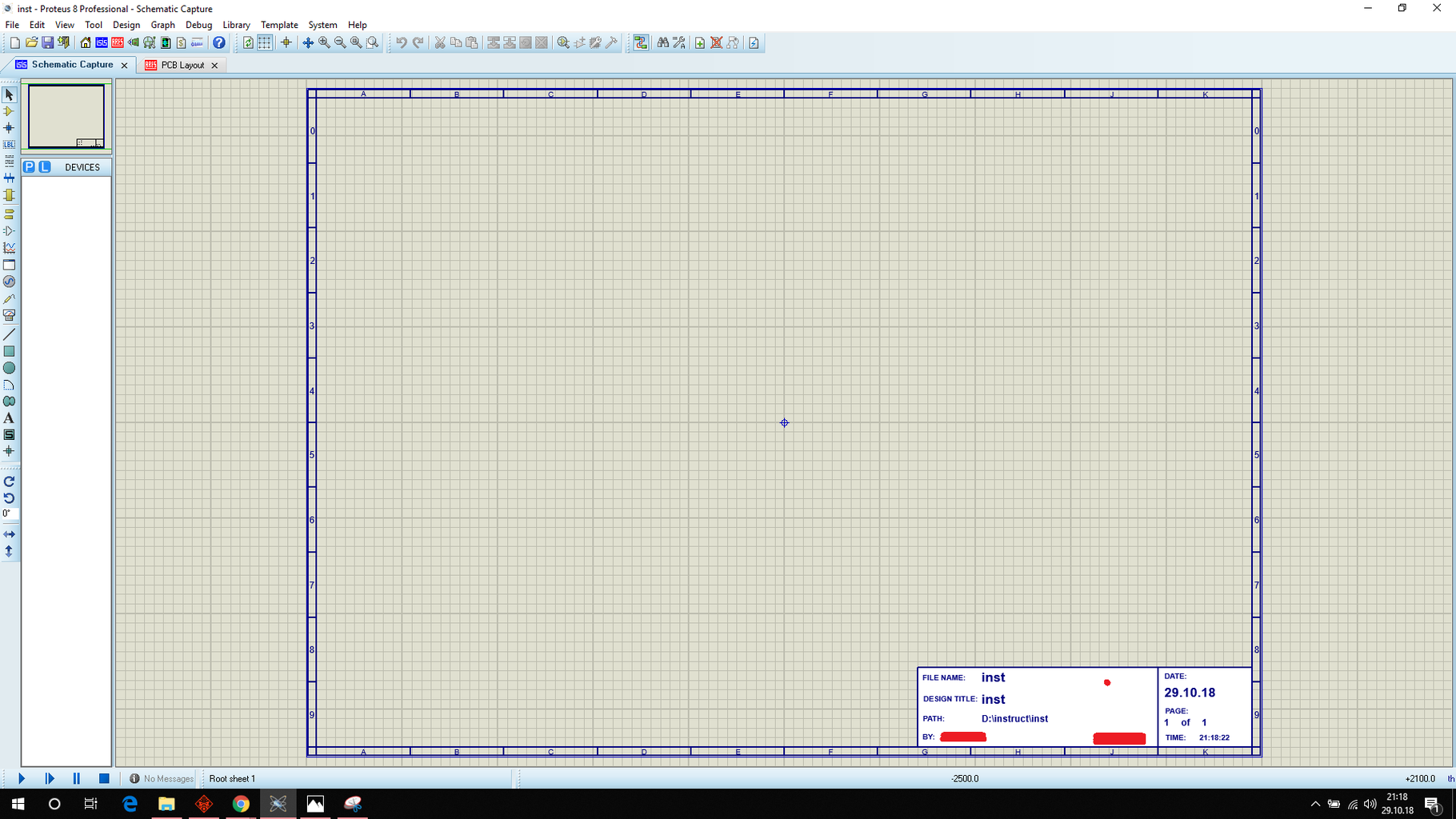Simulating Designing of Circuits+PCB on Proteus : 10 Steps Circuit Diagram