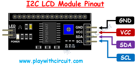 Led I2c Module Interfacing I2C LCD With Arduino UNO : 4 Steps - Instructables