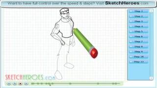 How to Draw Superboy (Young Justice)