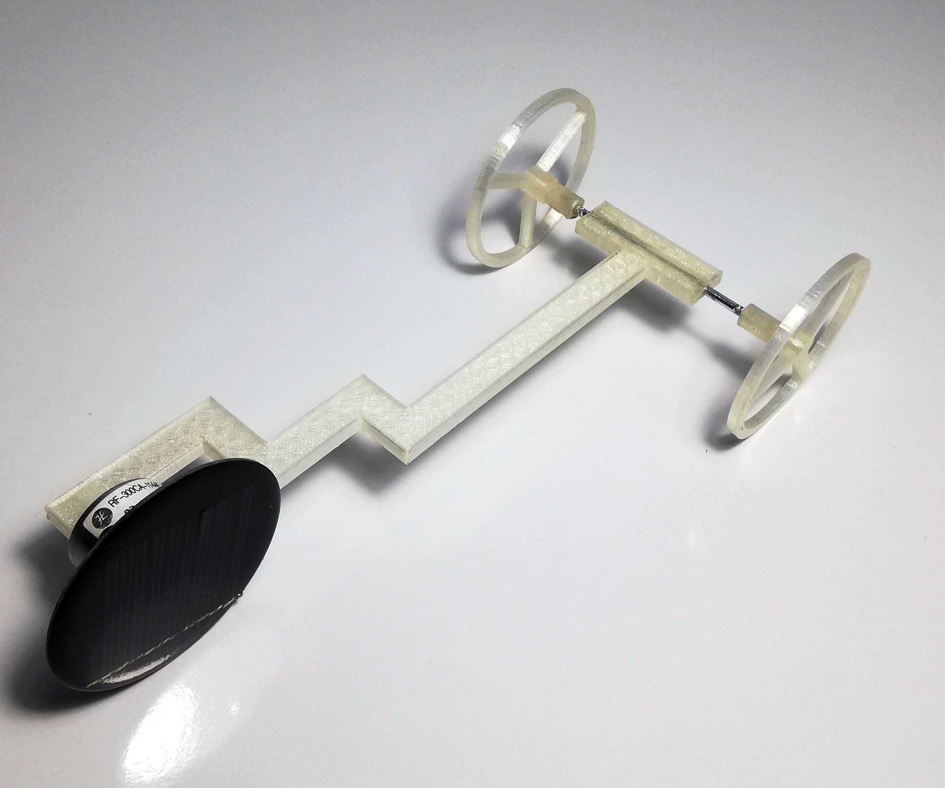 Toy Car With Solar Panel Wheel
