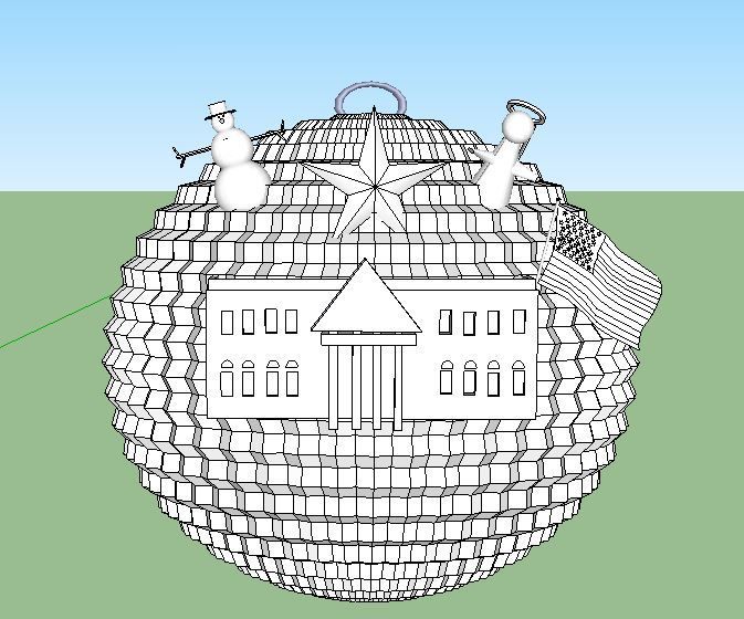 White House Christmas Ornament
