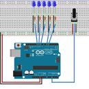 LED Row Fade Arduino