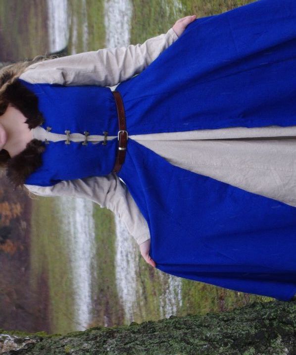 Medieval Inspired, Blue Dress