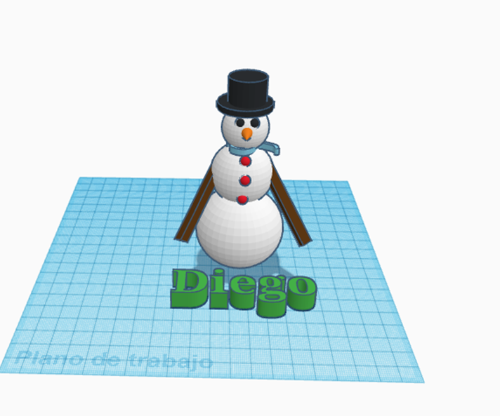 SNOWMAN TINKERCAD