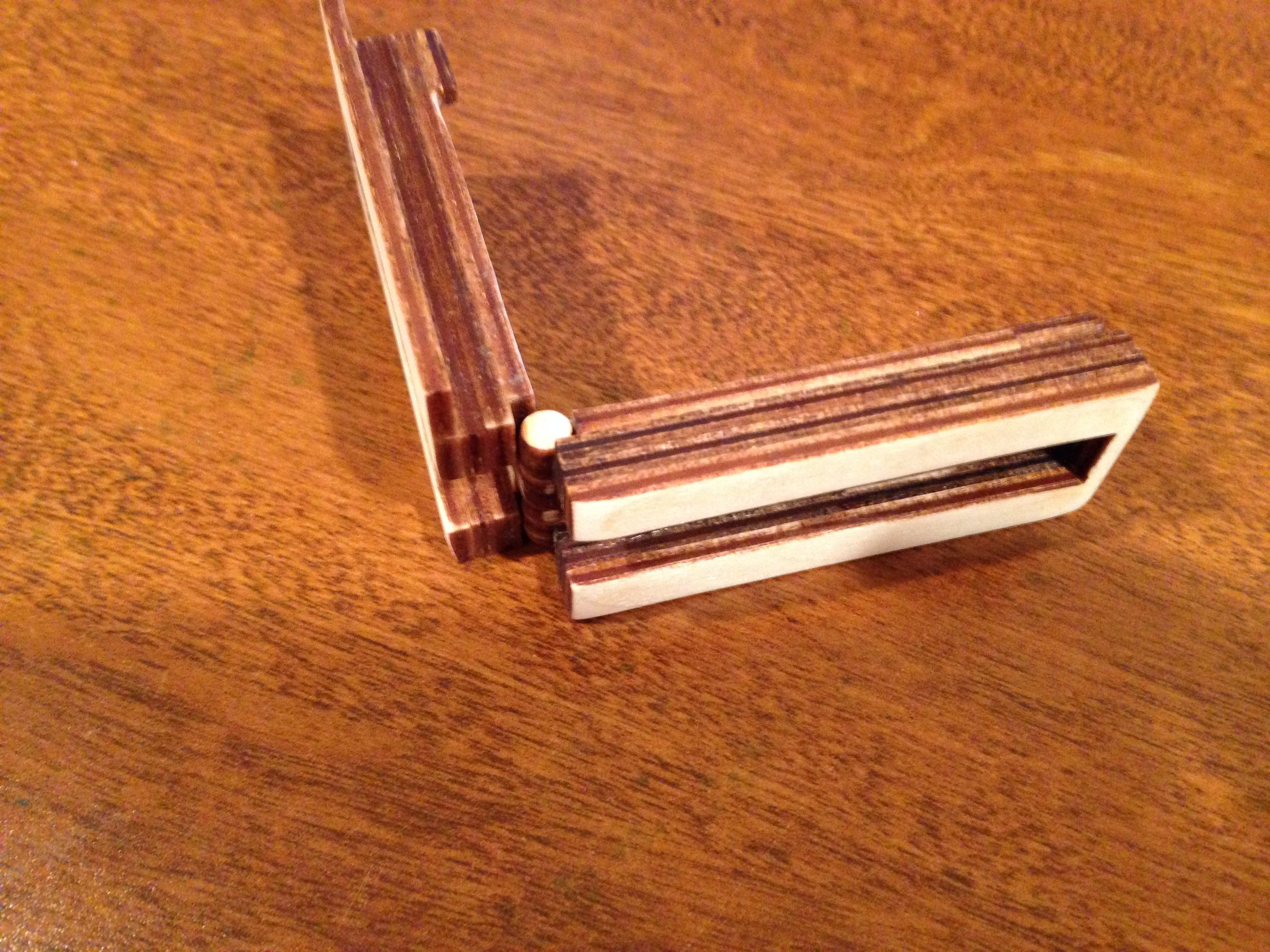 Fold Out LaserCut IPhone Stand 5 Steps Instructables