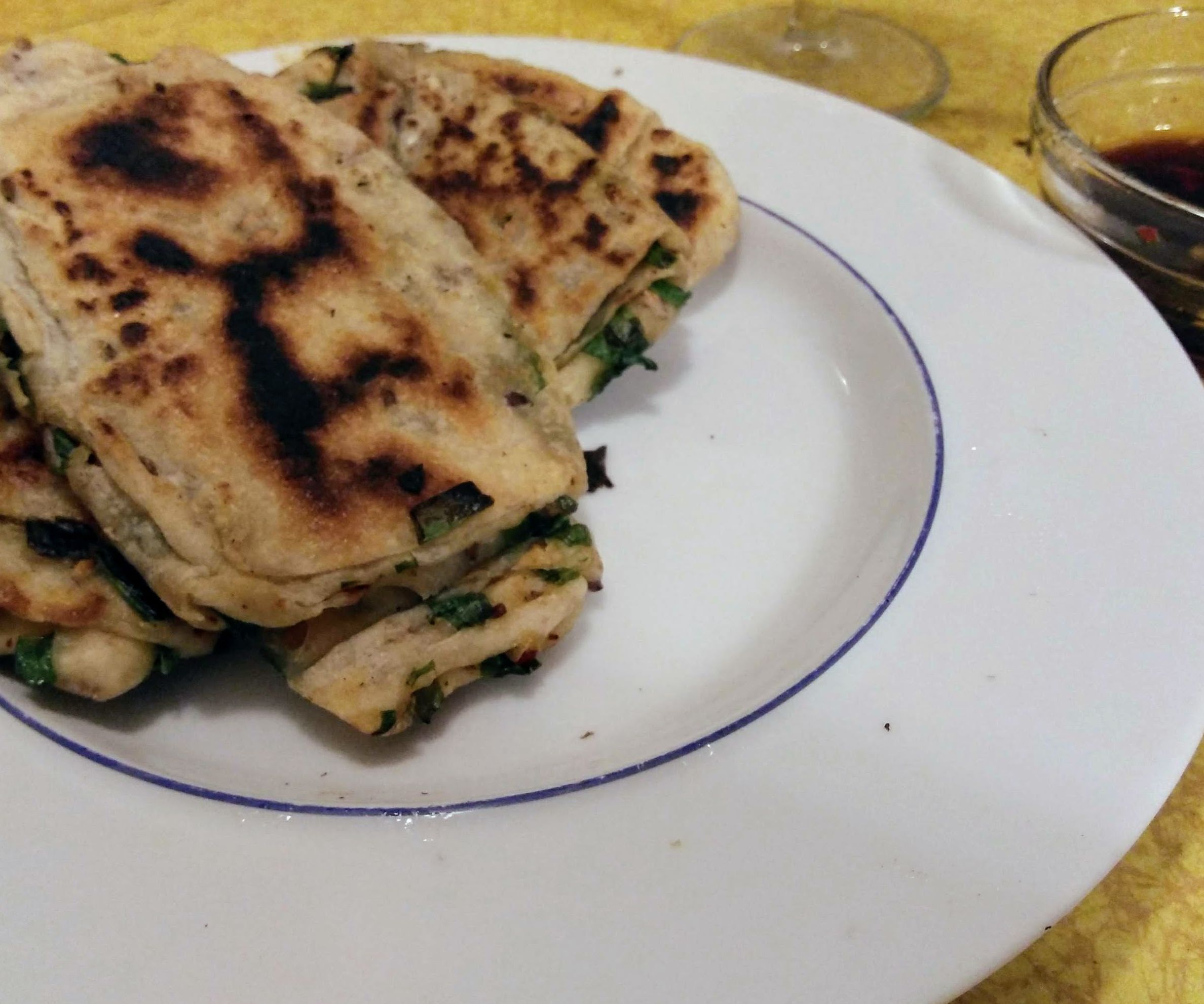 Scallion Pancakes (roll and Fry)