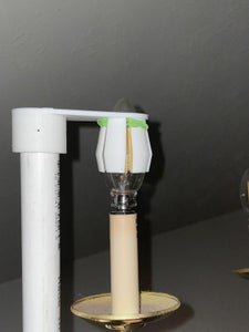 Changing a Chandelier Light Bulb (That's Too High to Reach)