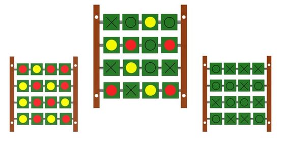 OXO Game - 'Four in a Row' Game