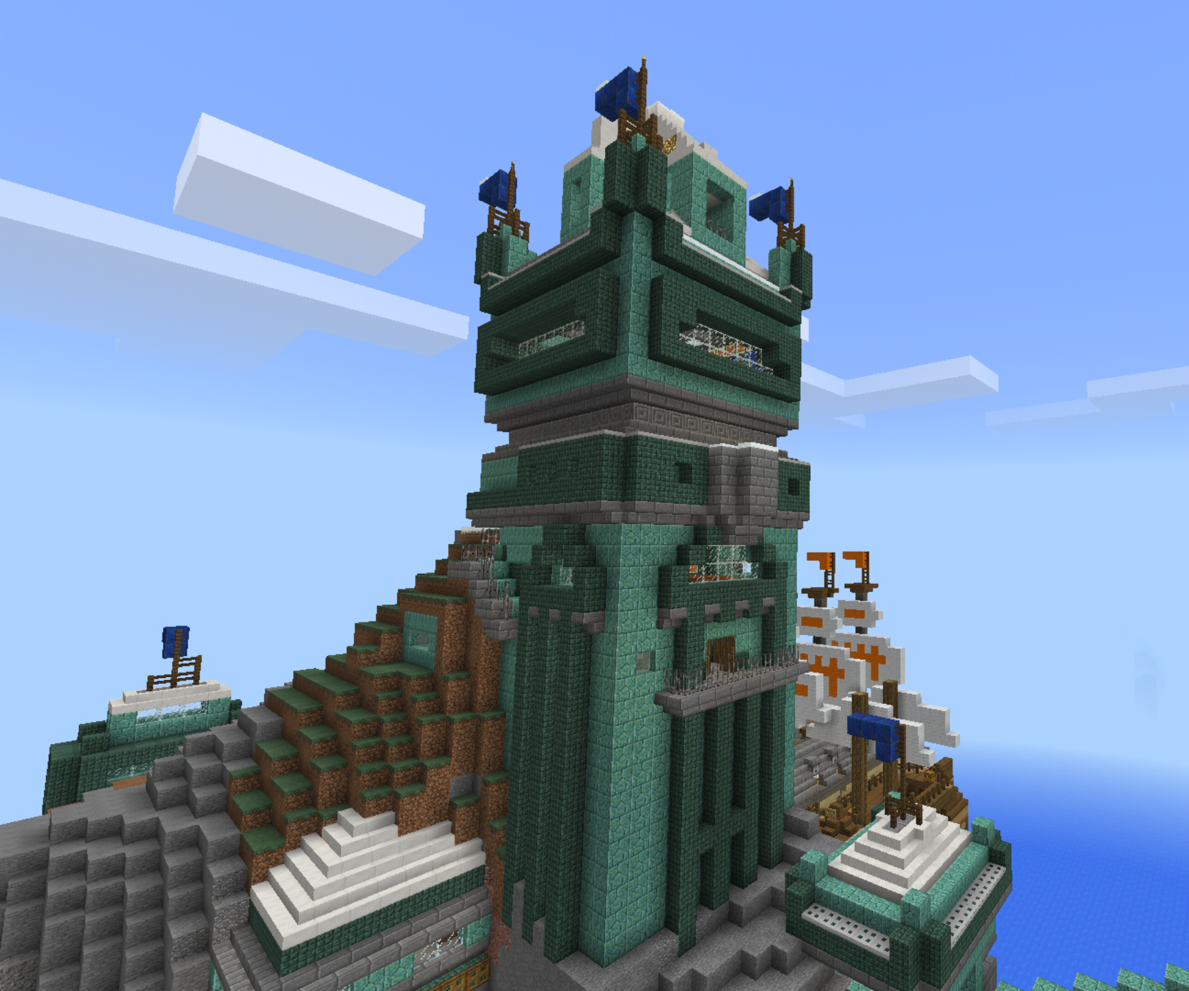 The Prismarine Tower (work in Progress)
