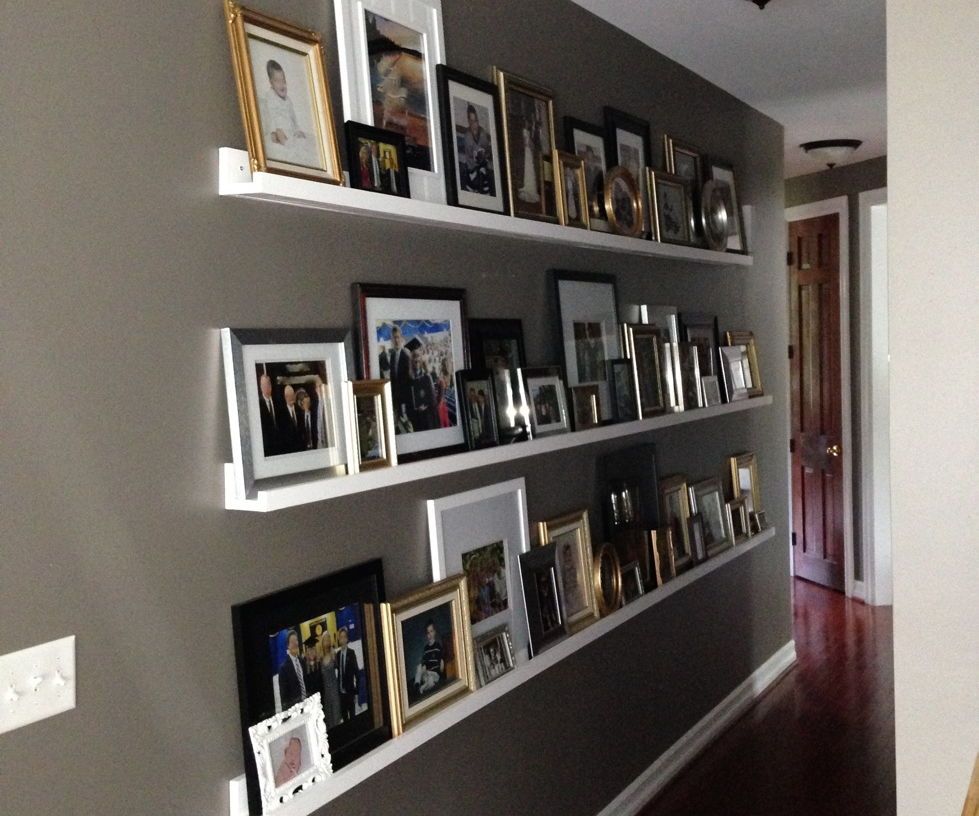 Gallery Wall Photo Ledges