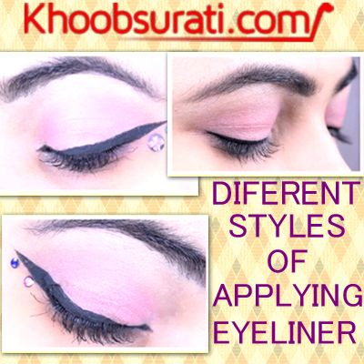 Different Styles of Applying Eyeliner