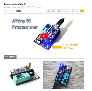 How to Program an ATtiny85