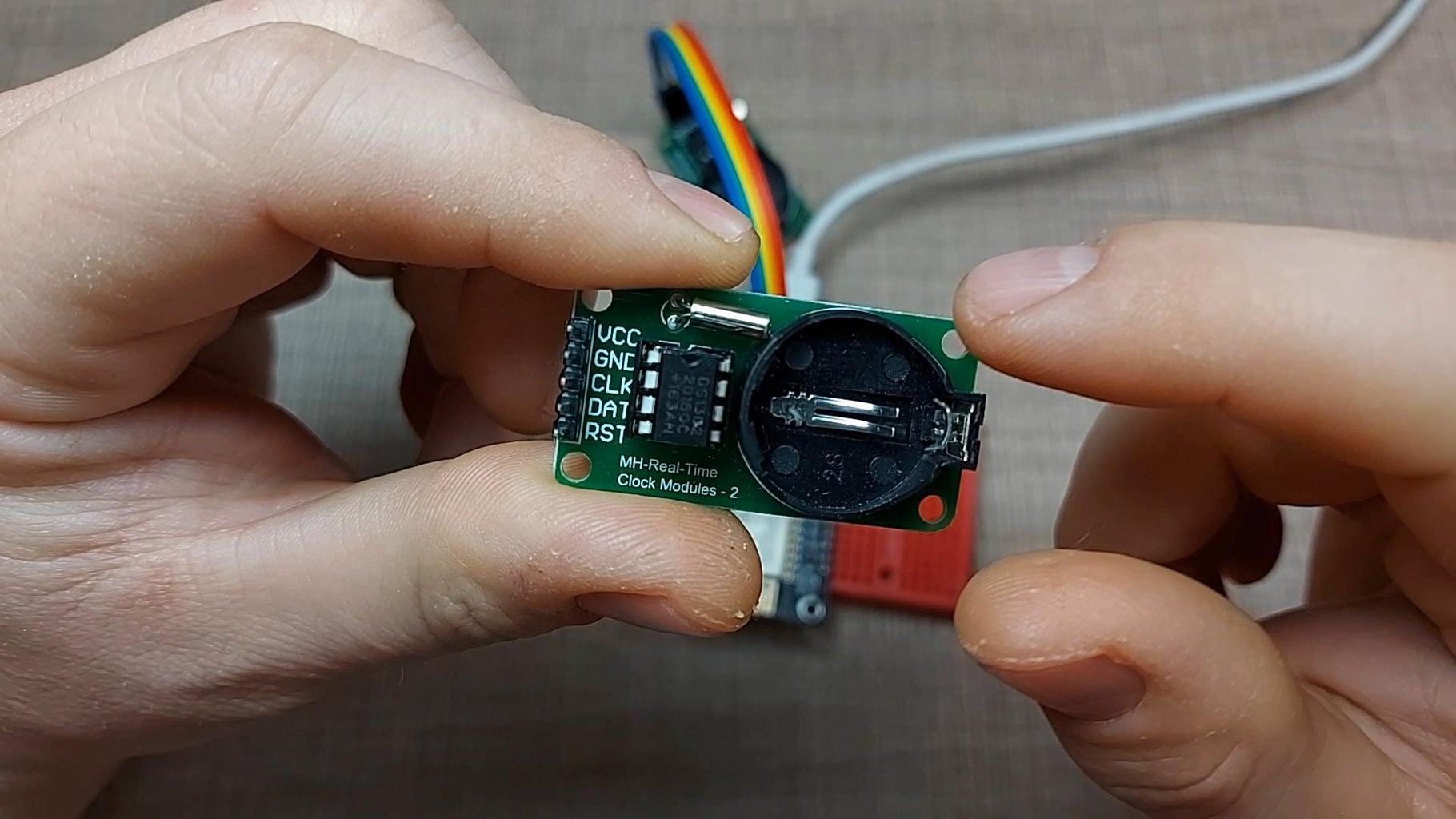 Real Time Clock Module With Arduino 5 Steps Circuit Diagram