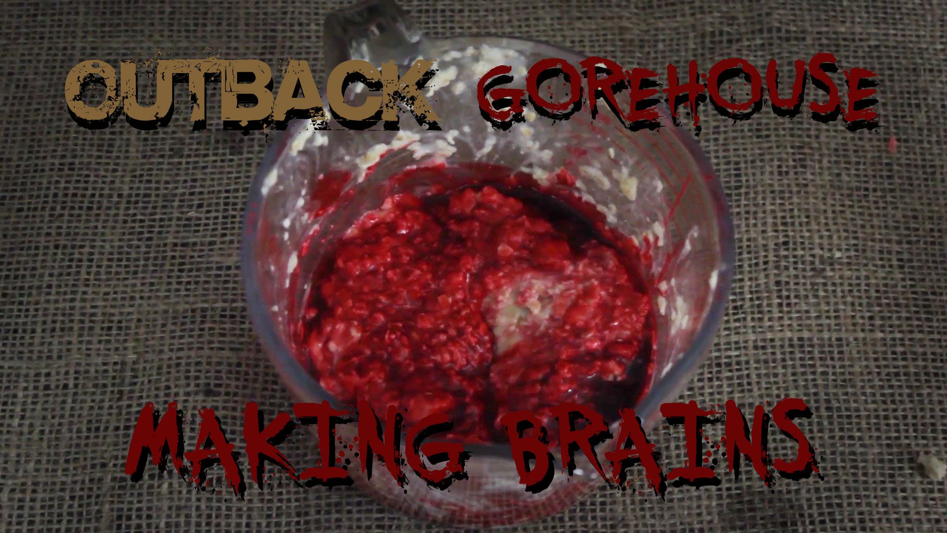 Make Fake Edible Brains to Splatter for your horror film.