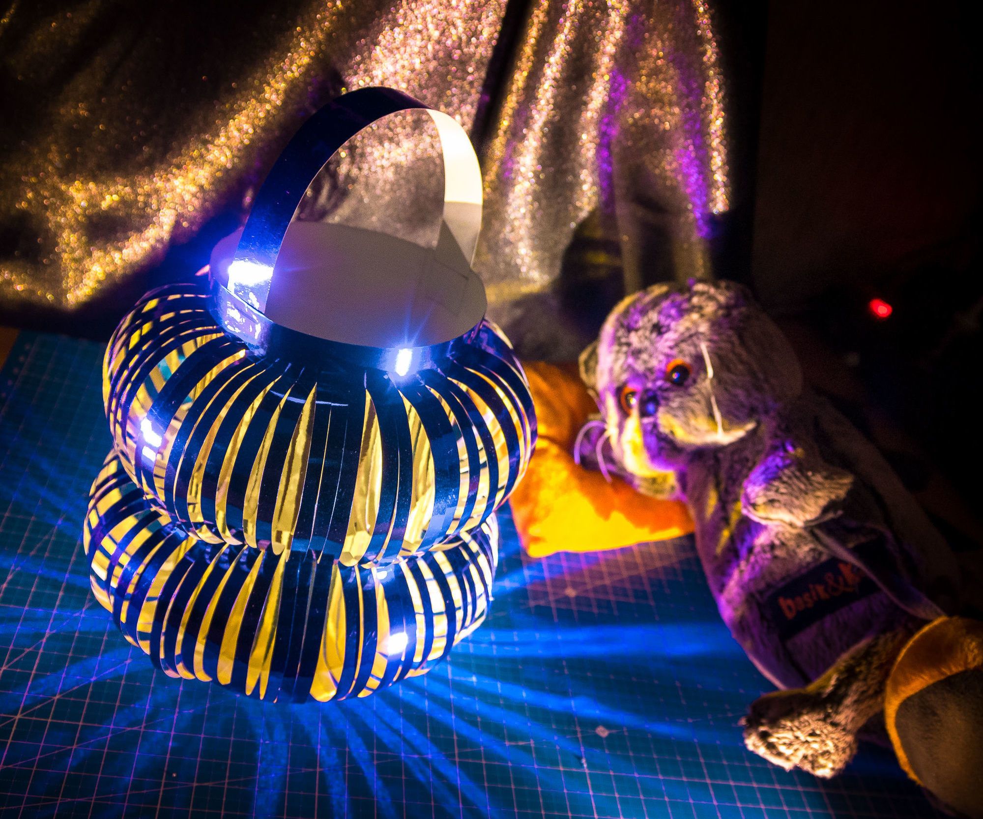 Fancy Metallic Paper Lantern