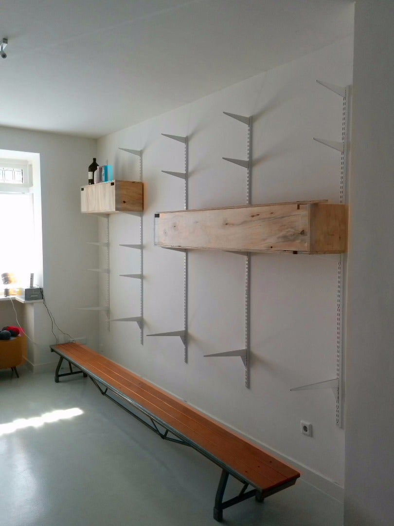 Mounting the Rails and Hooks to the Wall
