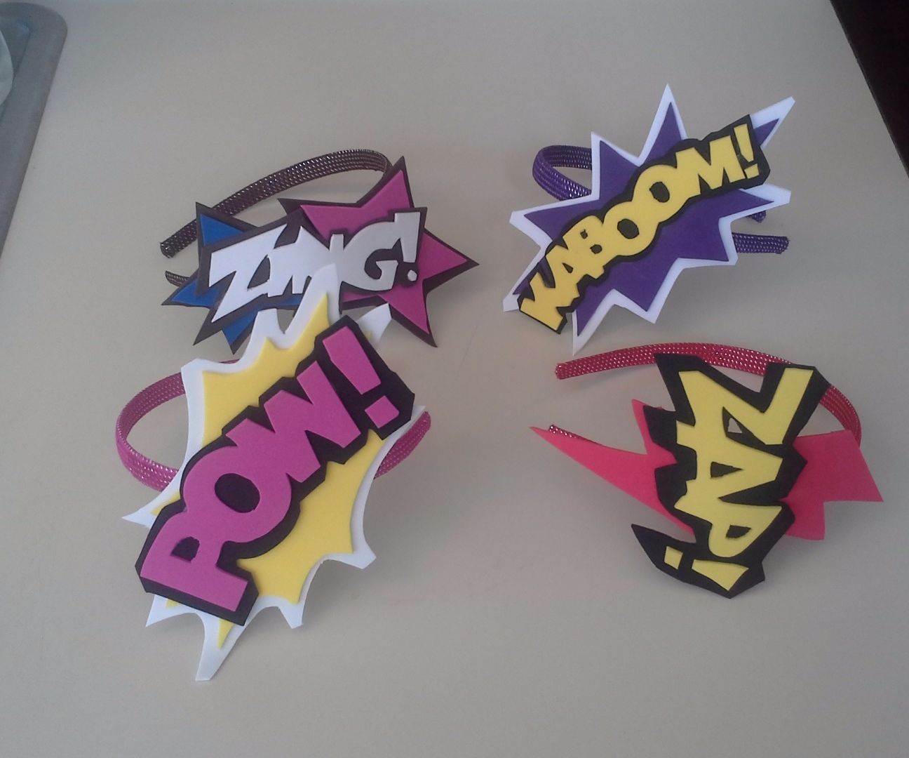 Comic Book Headband - Silhouette Machine