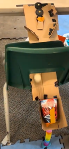 Cardboard Rube Goldberg Machine